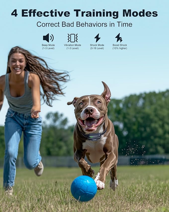 Jugbow Dog Shock Collar - 4200FT Dog Training Collar - Image 3