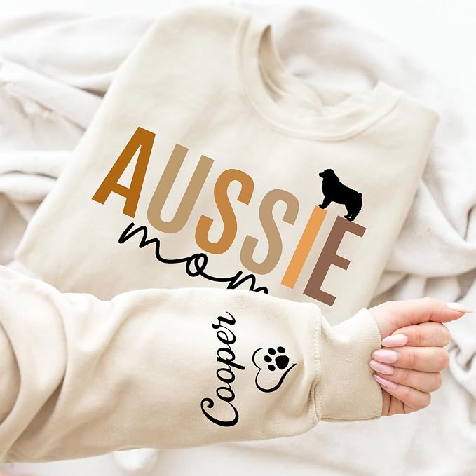 Personalized Dog Sweatshirt for Pet Lovers, Custom Name Crewneck, Cozy Gift for - Image 4