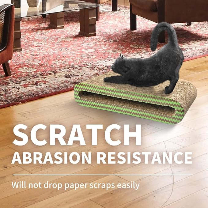 PAWISE Reversible Cat Scratcher Bed – Durable Cardboard Cat Scratch Pad & - Image 3
