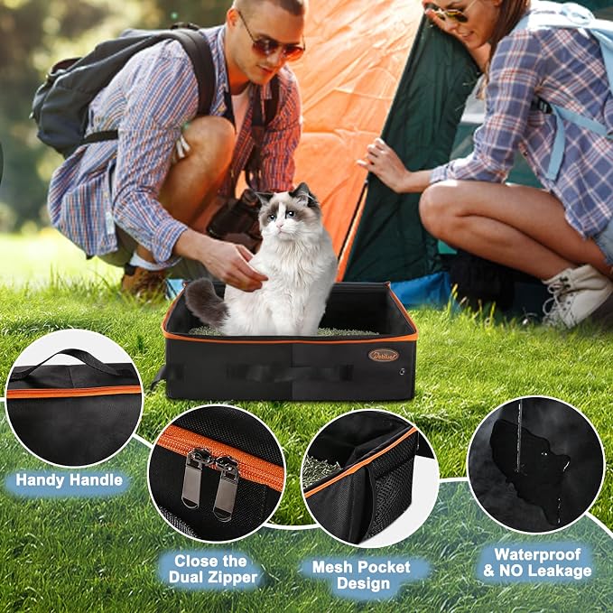 Deblue Portable Cat Travel Litter Box - Image 4