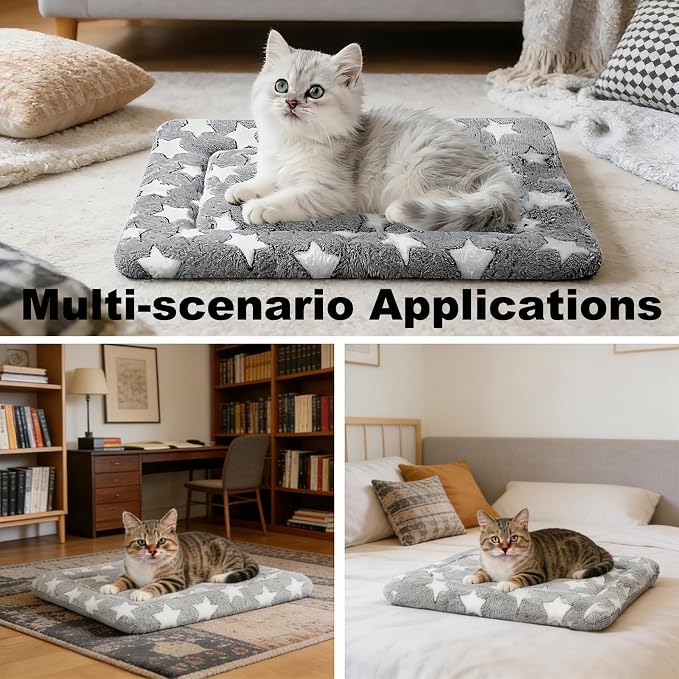 Dog Bed Mat - Soft and Comfortable Dog Kennel Cat Bed, Washable Dog Bed or Cat - Image 4