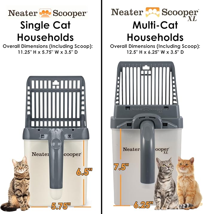 Neater Pet Brands Neater Scooper XL Cat Litter Scoop, 60 Refill Bags – - Image 5