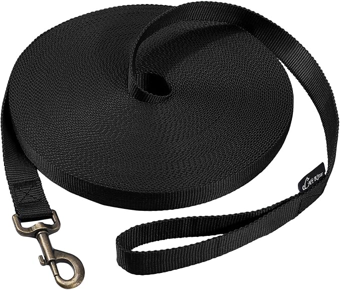 HIKISS Long Dog Leash Obedience Recall Training Agility Lead - 15ft 20ft 30ft by Hi+Kiss