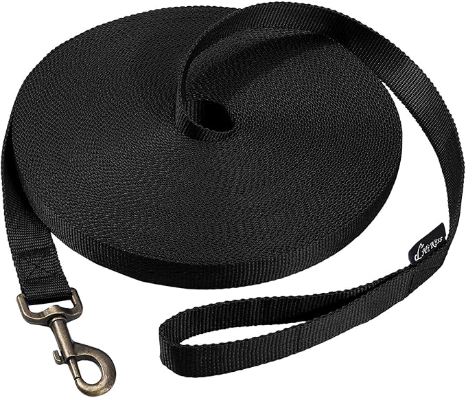 HIKISS Long Dog Leash Obedience Recall Training Agility Lead - 15ft 20ft 30ft by Hi+Kiss