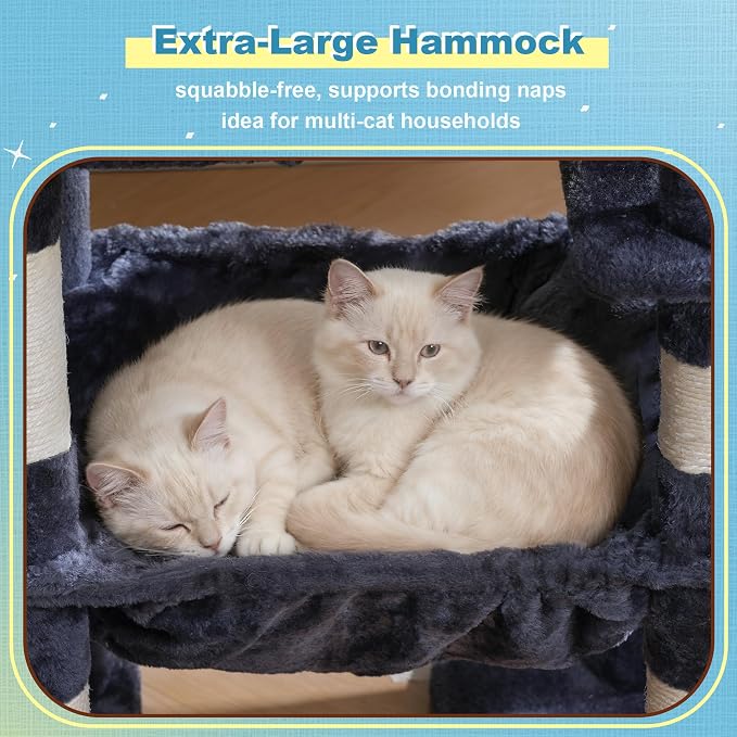 Hey-brother Cat Tree Tower, Scratching Posts - Image 6
