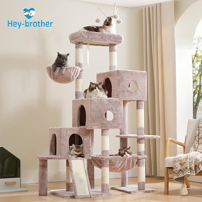 Hey-brother Cat Tree Tower, Scratching Posts - Image 8