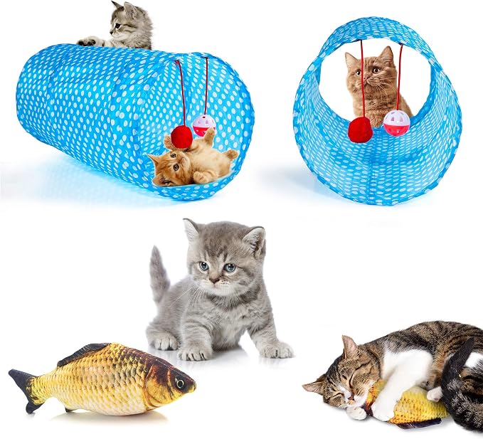 AILUKI 35 PCS Cat Toys Kitten Toys Assortments, Variety Catnip Toy Set - Image 2