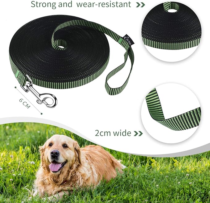 Hi Kiss Dog/Puppy Obedience Recall Training Agility Lead - 15ft 20ft 30ft 50ft - Image 5