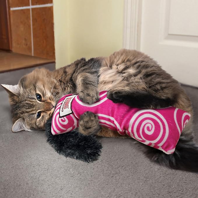 KONG Kickeroo Swirl Cat Toy – Plush - Image 2