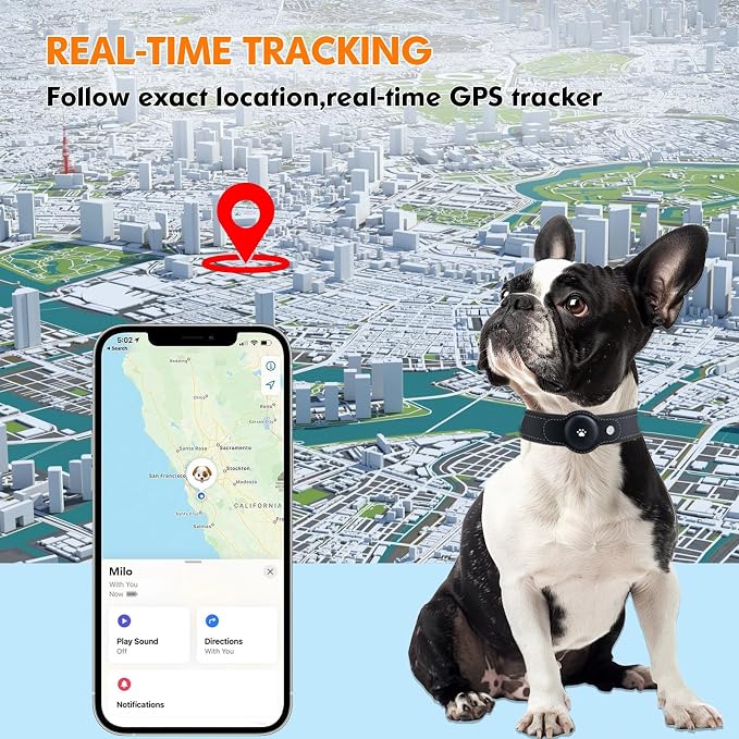 BONSO 2-in-1 GPS Tracker for Dogs: Smart Collar - Image 3
