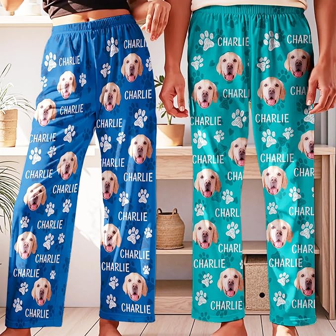Personalized Face Pajama Pants for Men Women Custom Photo Printed Pajamas - Image 2