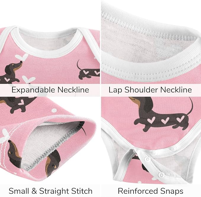 Baby Clothes Set Infant Bodysuits Pants Sets 0-24M - Image 4