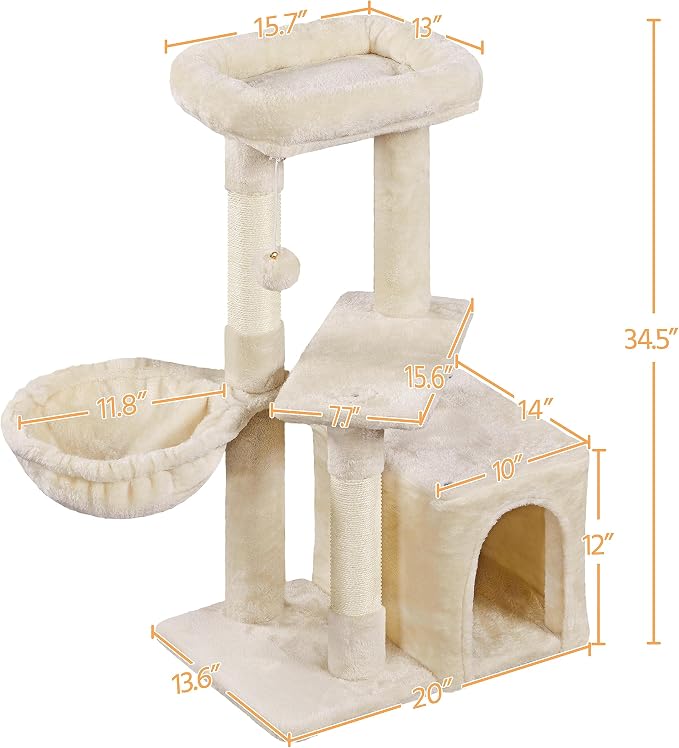 Yaheetech 34.5in Scratching Post, Cat Scratchers - Image 3