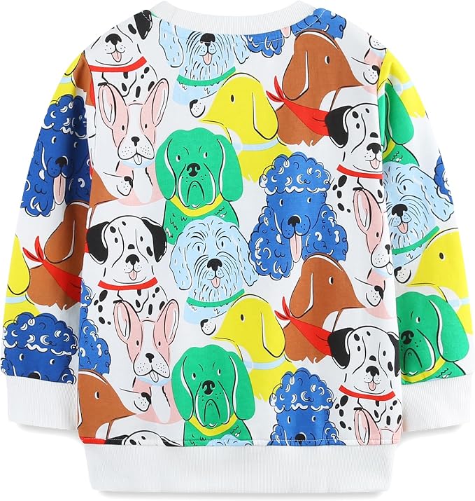 Bumeex Toddler Girl Sweatshirt Clothes Outfit, Cotton Crewneck Christmas - Image 3