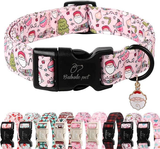 Christmas Dog Collar for Small Dogs by Babolepet