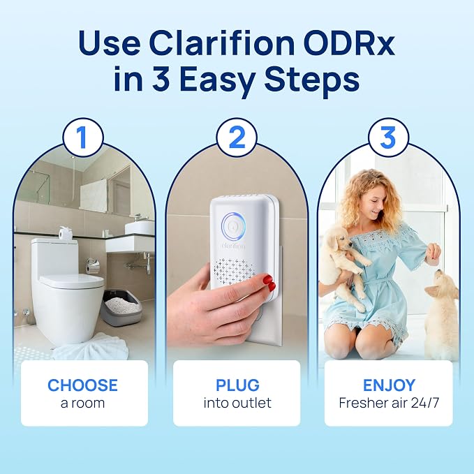 Clarifion ODRx - UV-C Cat Odor Deodorizer & Eliminator, Removes Cat Pee Smell - Image 9