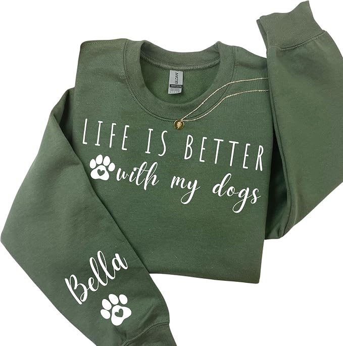 moonloom Dog Mom Sweatshirt, Animal Lover Gift, Custom crewneck by Moonloom