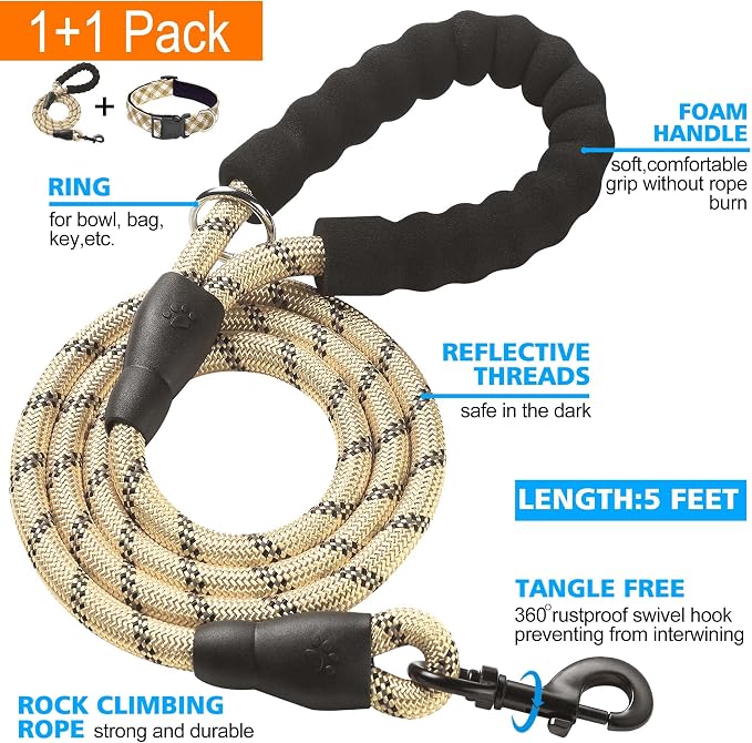 Reflective Dog Collar Padded - Image 2