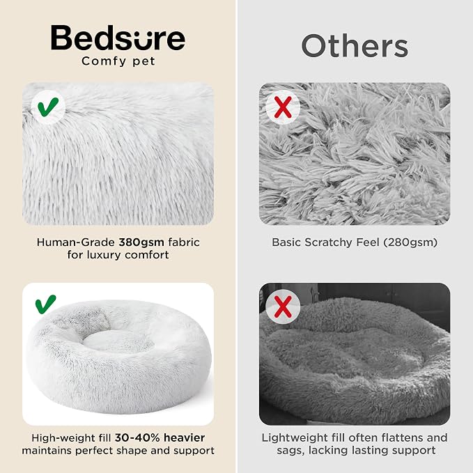 Bedsure Calming Dog Bed for Large Dogs - Image 3