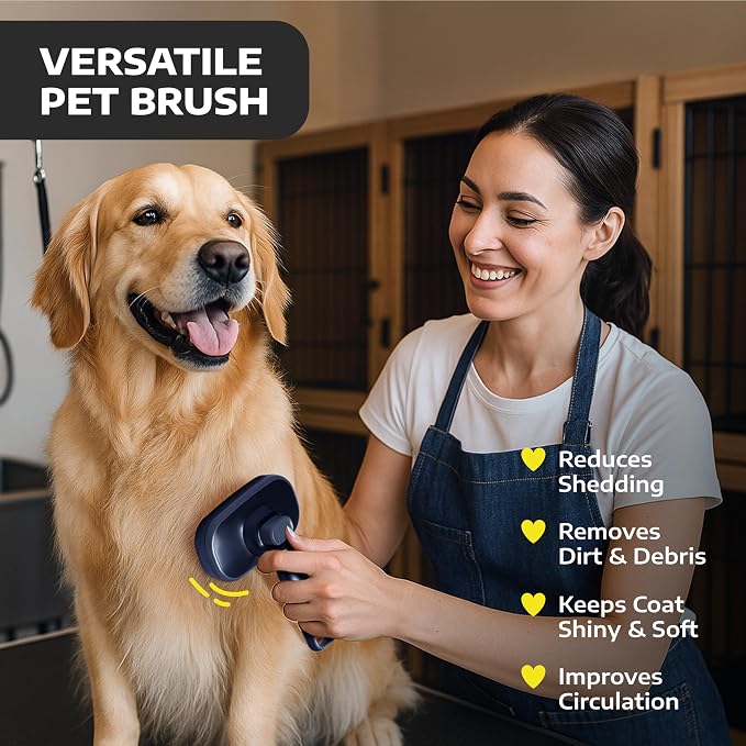 Hertzko Self Cleaning Slicker Brush - Image 2