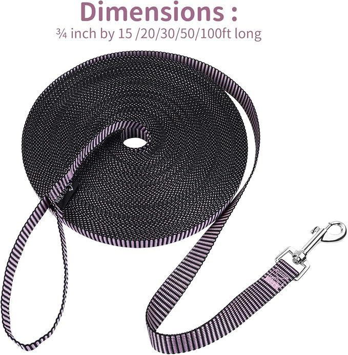 Hi Kiss Dog/Puppy Obedience Recall Training Agility Lead - 15ft 20ft 30ft 50ft - Image 4