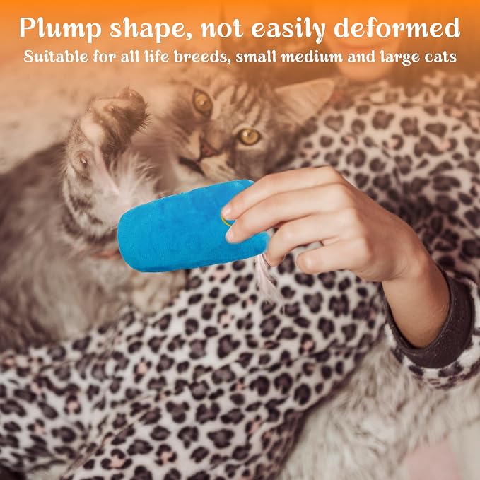 Cat Toys for Indoor Cats, 5Ps Cats Fetch Toys, Fluffy Toys for Playing - Image 6