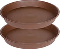 2 Pack of Plant Saucer 19", 2.3" Depth, 18 19 inch Plant Tray Saucer, Plant Dish by Bleuhome