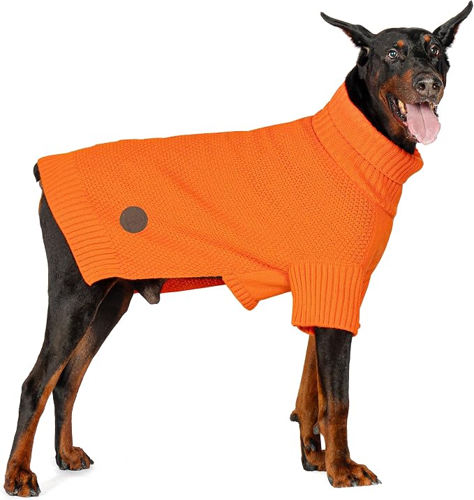 cyeollo Dog Sweater Pullover Turtleneck by CYEOLLO
