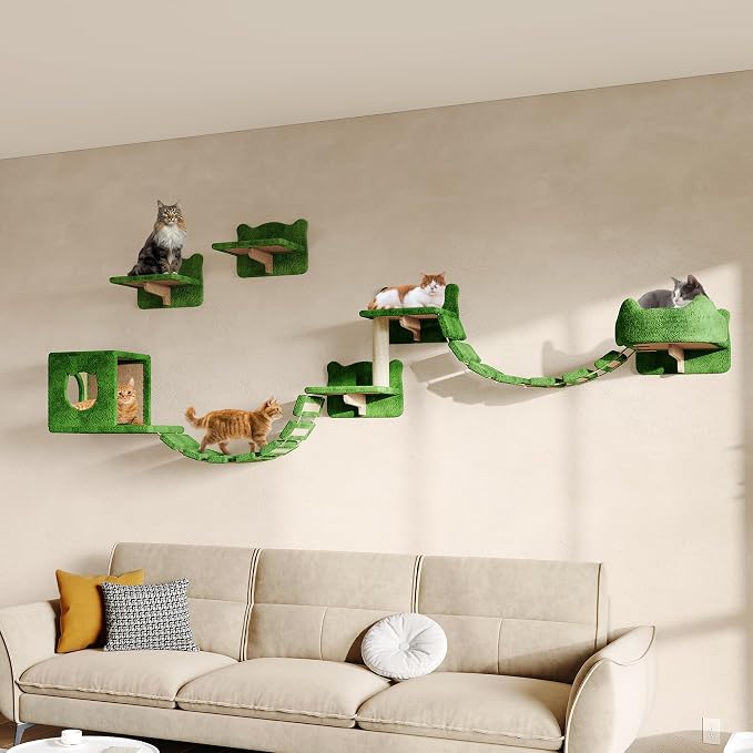 Cat Wall Shelves, Wall Mounted Cat Shelf Furniture - Image 6