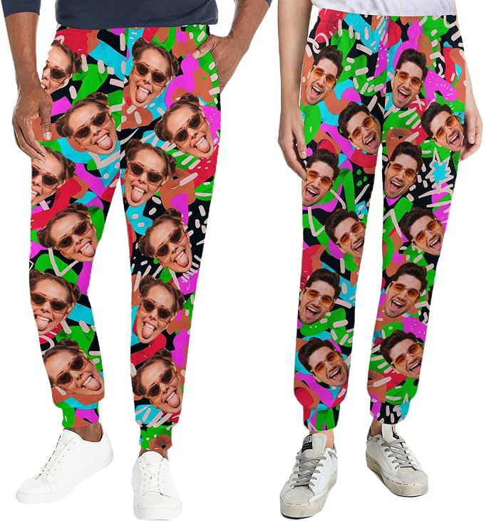 Custom Sweatpants for Men Women Personalised Joggers Pants by Artsadd