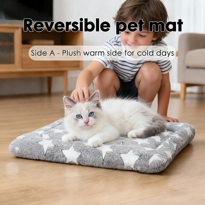 Dog Bed Mat - Soft and Comfortable Dog Kennel Cat Bed, Washable Dog Bed or Cat - Image 2