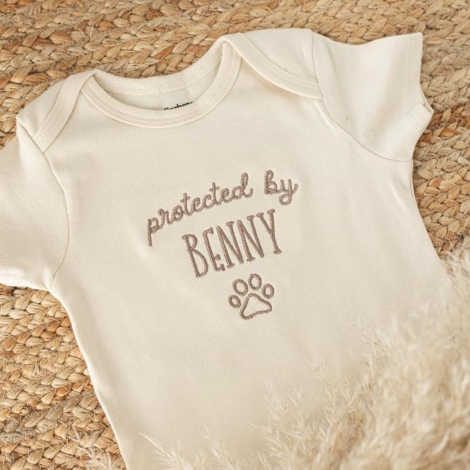 COUPLEHOODIES Personalized Baby Onesie Bodysuit – Custom Embroidery Gift - Image 5