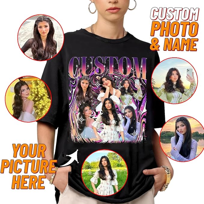 NAZENTI Custom Bootleg Your Own Rap Tee Shirts - Image 4