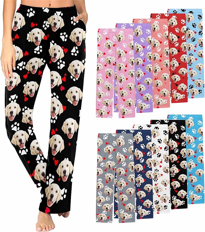 Customized Face Pajama Custom Pajama Pants by Unknown