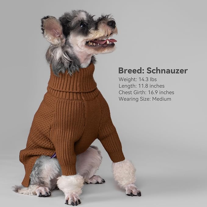 cyeollo 4XL Dog Sweater, Stretchable & Cozy Warm Dog Sweaters - Image 8