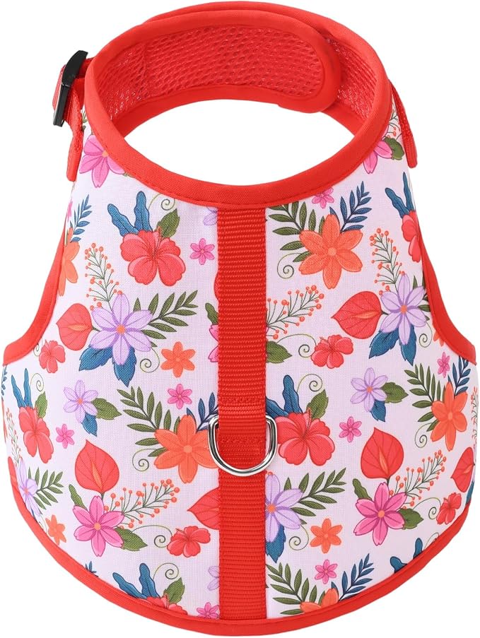 Mile High Life Dog Harness, Air Mesh Floral Vest Harness - Image 3