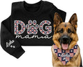 NAZENTI Personalized Dog Mom Sweatshirt, Cat Lovers Gift, Matching Dog and by Nazenti