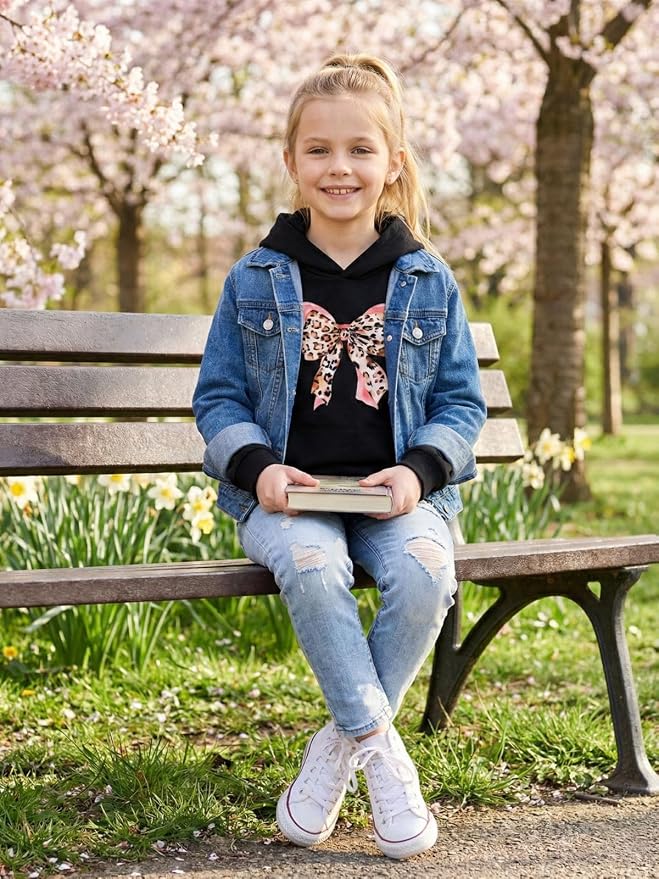 WELAKEN Sweatshirts for Girls Toddler & Kids II Little Girl's Pullover Tops - Image 3