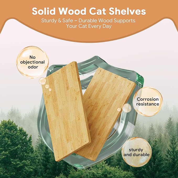 3Pcs 16.5"×10" Large Cat Wall Shelves - Image 4