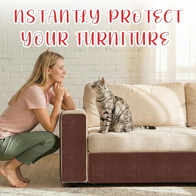 18 PCS Large Cat Scratch Furniture Protector, Couch Protector from Cat Claws - Image 7