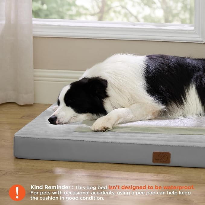 Bedsure ComfyFleece XL Dog Bed for Crate - Image 2