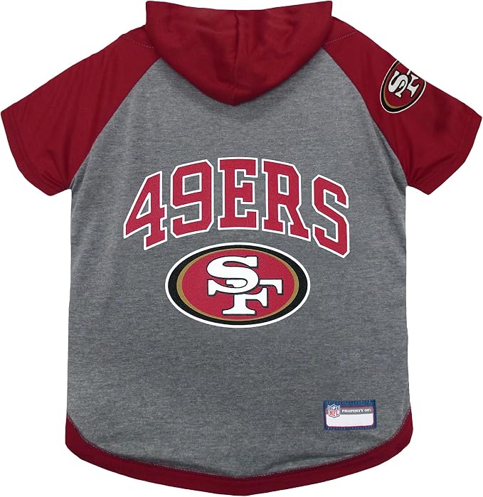 Pets First NFL San Francisco 49ers Hoodie by PETSFIRST
