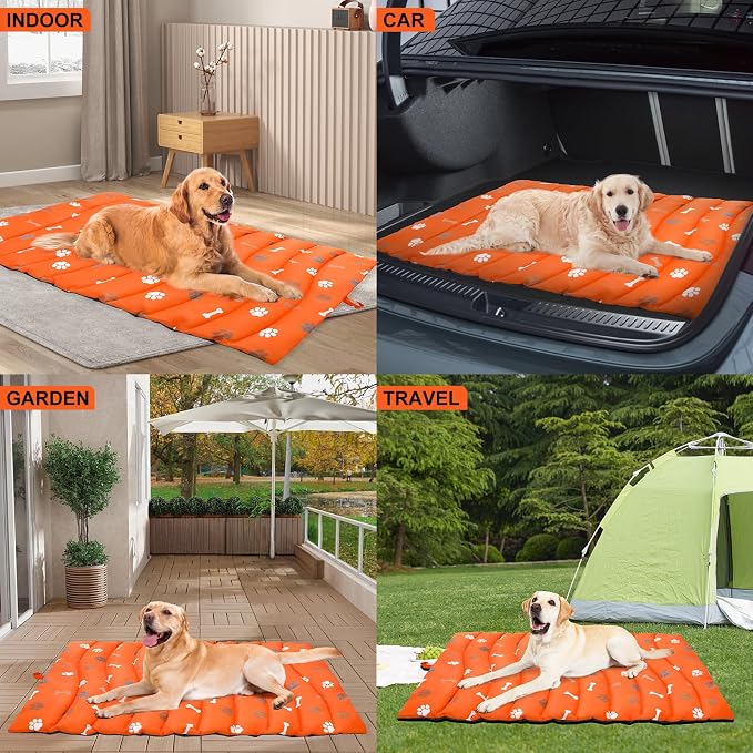 BINGPET Outdoor Travel Dog Bed for Large/Medium Dogs, Portable Waterproof - Image 7
