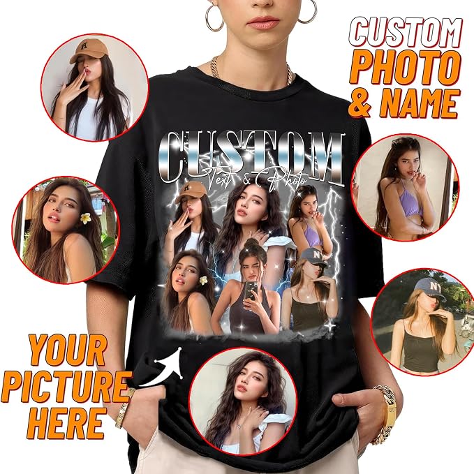 NAZENTI Custom Bootleg Your Own Rap Tee Shirts - Image 4