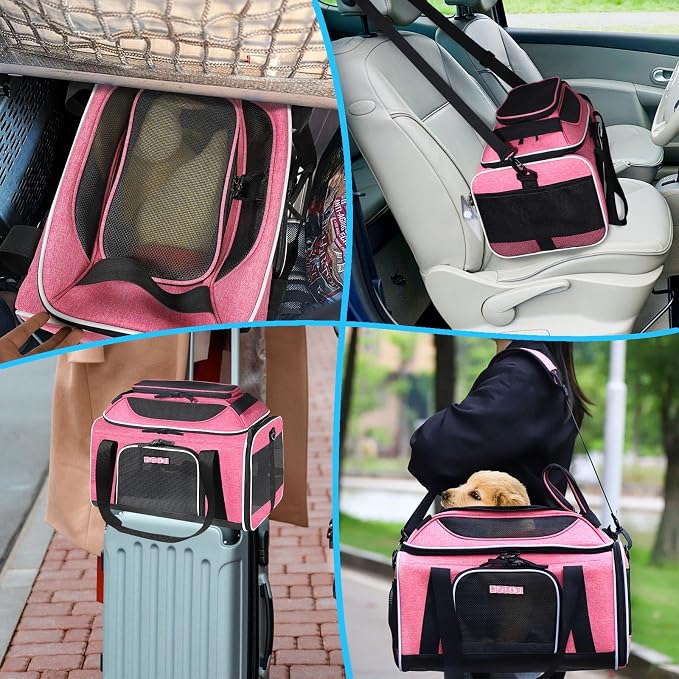 Petskd Top-Expandable Pet Carrier 17x12x8.5 Inches JetBlue Allegiant Spirit - Image 8