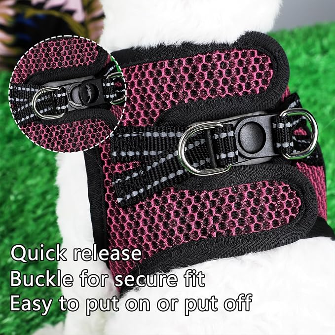 Step in Dog Harness Comfort Mesh Dog Vesr Harness Extra Small Pet Harness - Image 5