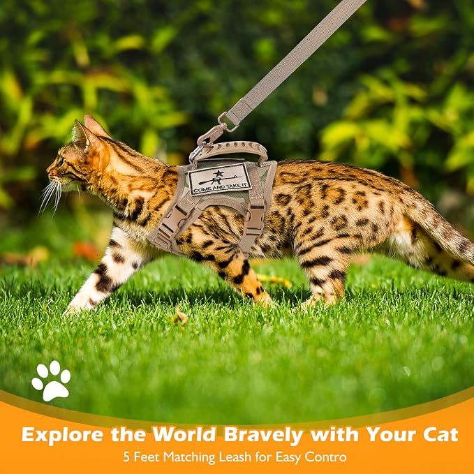 Tactical Cat Harness and Leash Set - Image 7