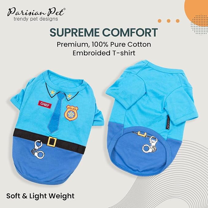 Parisian Pet Police Dog Costume - Image 2