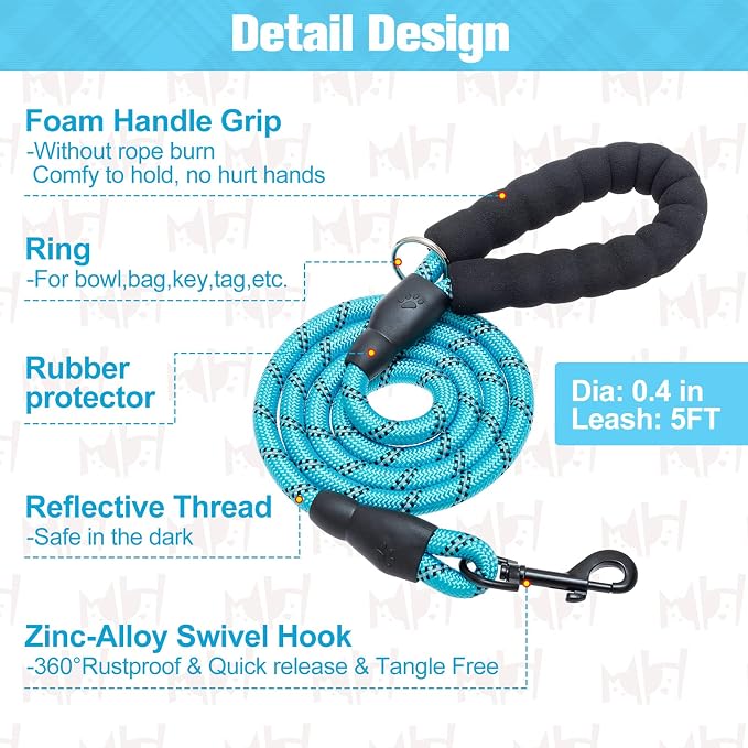 BEAUTYZOO Small Dog Harness and Leash Set, Step in No Choke No Pull Soft Mesh - Image 4