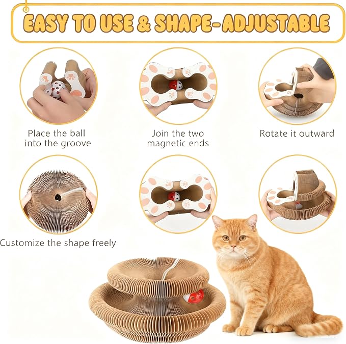 Cat Scratcher Toys for Indoor Cats - Image 2